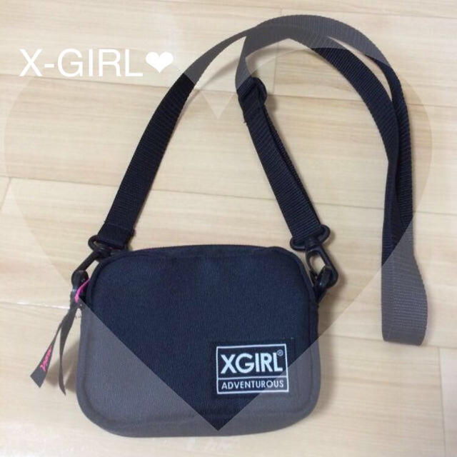 X-girl(エックスガール)のＸgirl ポシェット レディースのバッグ(ショルダーバッグ)の商品写真