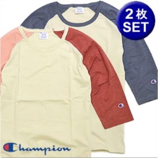 チャンピオン(Champion)の☆champion☆チャンピオン☆ラグランTシャツ☆ラグラン☆7部袖☆2枚セット(Tシャツ(長袖/七分))