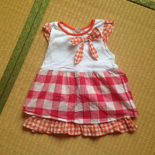 mou jon jon(ムージョンジョン)のワンピース キッズ/ベビー/マタニティのキッズ服女の子用(90cm~)(ワンピース)の商品写真