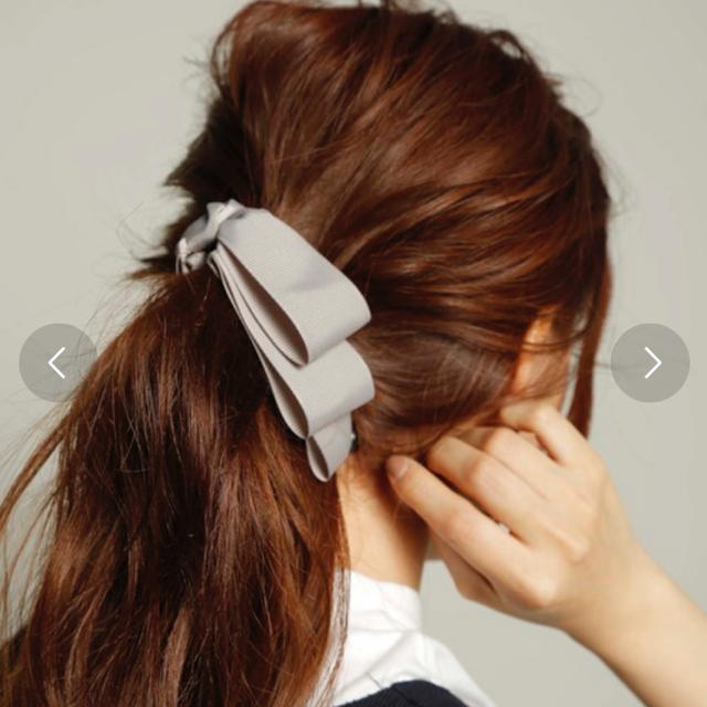 PLAIN CLOTHING(プレーンクロージング)のリボンバナナクリップ レディースのヘアアクセサリー(バレッタ/ヘアクリップ)の商品写真