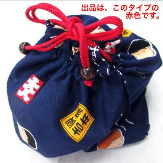 新品／吉本新喜劇キャラクター 巾着 お弁当包み（赤）(お笑い芸人)