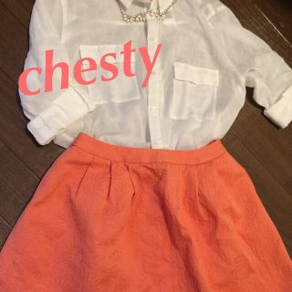 チェスティ(Chesty)のChesty 花柄スカート(ミニスカート)