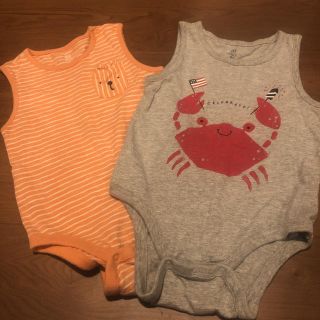 ベビーギャップ(babyGAP)のbaby GAP タンクトップボディシャツ90(ロンパース)