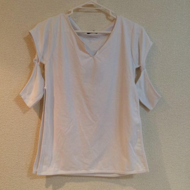 Barak(バラク)のBARAK 白Tシャツ レディースのトップス(Tシャツ(半袖/袖なし))の商品写真