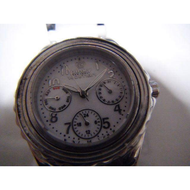 pinky wolman(ピンキーウォルマン)のpinky wolmanの腕時計レディース　文字盤がホワイト レディースのファッション小物(腕時計)の商品写真