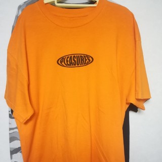 Pleasures Tshirt  Tシャツ　オレンジ(Tシャツ/カットソー(半袖/袖なし))