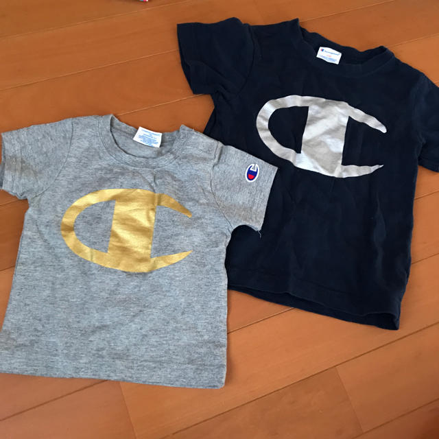 Champion(チャンピオン)のchampion Tシャツ兄弟セット 80 110 キッズ/ベビー/マタニティのキッズ服男の子用(90cm~)(Tシャツ/カットソー)の商品写真