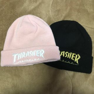 スラッシャー(THRASHER)のTHRASHER ニット帽 ニットキャップ ペア(ニット帽/ビーニー)