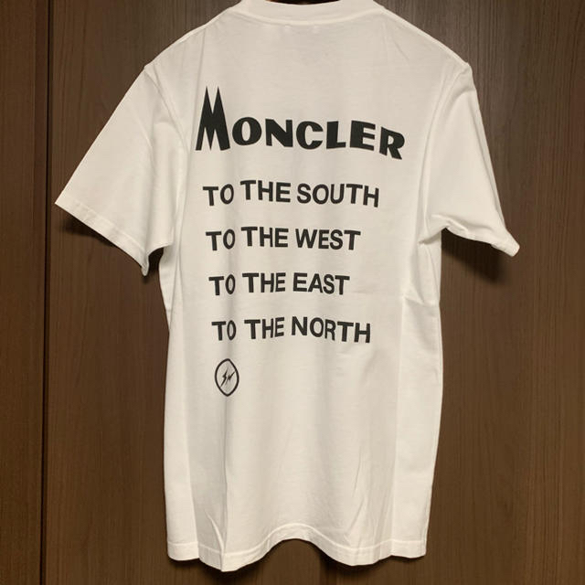 S moncler genius Tシャツ fragment 白 藤原ヒロシ-