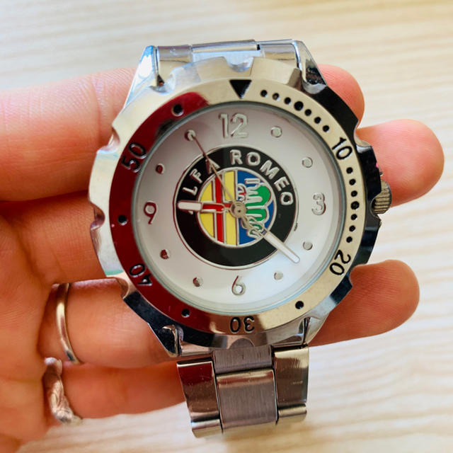 Alfa Romeo(アルファロメオ)のアルファロメオ 時計 エンタメ/ホビーのコレクション(ノベルティグッズ)の商品写真