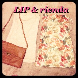 リエンダ(rienda)のLIP&rienda♡ベアワンピセット(ミニワンピース)