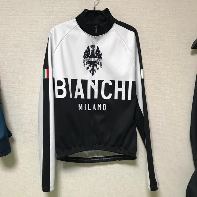 ビアンキ サイクルジャージ bianchi 長袖 冬用