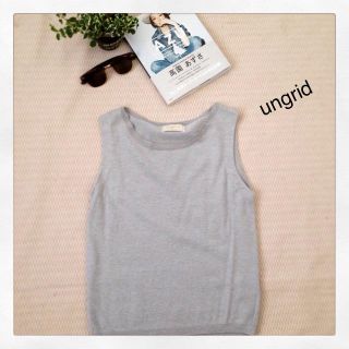 アングリッド(Ungrid)のノースリニットtops(カットソー(半袖/袖なし))