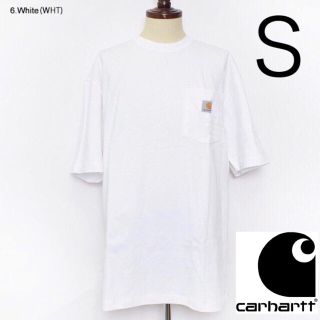 カーハート(carhartt)のCarhartt K87 カーハート ポケT WHITE 白 S(Tシャツ/カットソー(半袖/袖なし))