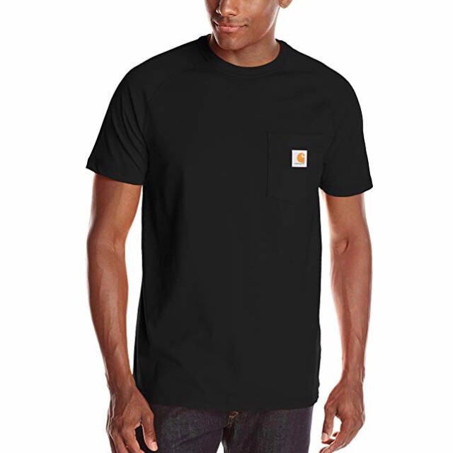 carhartt(カーハート)のCarhartt K87 カーハート ポケT black 黒 S メンズのトップス(Tシャツ/カットソー(半袖/袖なし))の商品写真