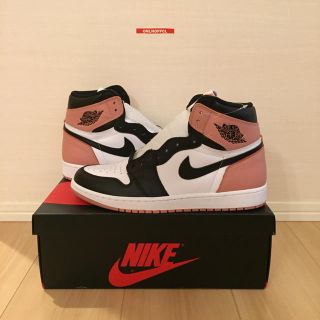 ナイキ(NIKE)の激レア AIR JORDAN 1 RUST PINK (スニーカー)