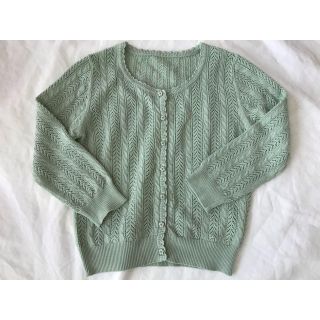 ロキエ(Lochie)のvintage mint green cardigan.(カーディガン)