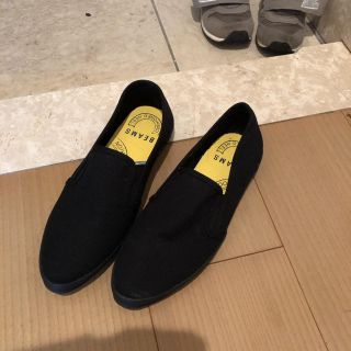 ビームス(BEAMS)の新品  BEAMS  スリッポン  黒(スリッポン/モカシン)