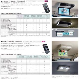 ホンダ(ホンダ)のカピ様専用ホンダ純正リア席モニター 11.6インチ(カーナビ/カーテレビ)