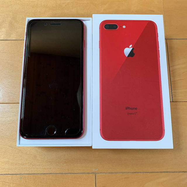 Apple - 日本人  iPhone8plus 本体 レッド RED 64GB