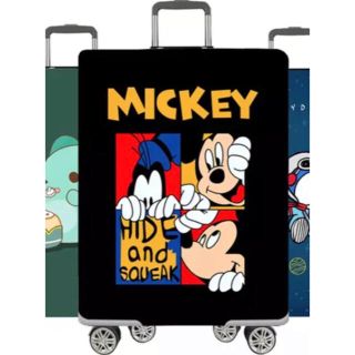ディズニー(Disney)のラスト1点 スーツケースカバー ミッキーグーフィー Mサイズ(スーツケース/キャリーバッグ)