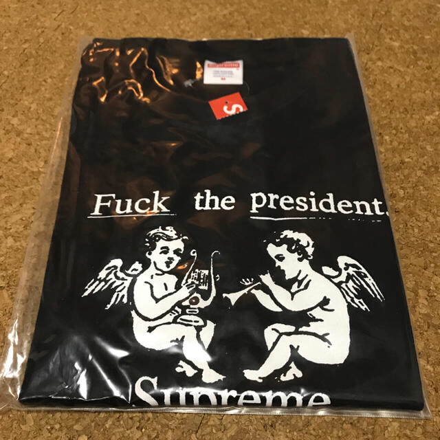 とはお┇ Supreme Supreme fuck the president Tee 新品未使用 M 黒の通販 by Nana｜シュプリームならラクマ - いします