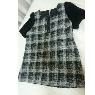 エムズグレイシー(M'S GRACY)の♡バックリボン♡アルパカ混の袖がキュートなチュニック(チュニック)