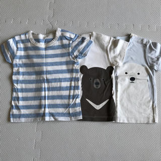 ムジルシリョウヒン(MUJI (無印良品))の［まとめ売り］無印良品 子ども Tシャツ サイズ80(Ｔシャツ)