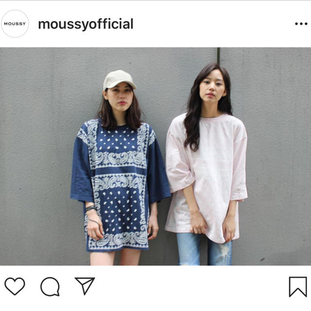 moussy(マウジー)の▼moussy Tシャツ ワンピース レディースのワンピース(ミニワンピース)の商品写真