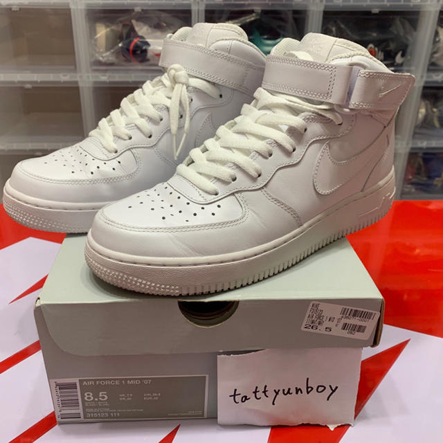 NIKE AIR FORCE 1 07 WHITE 26.5cm