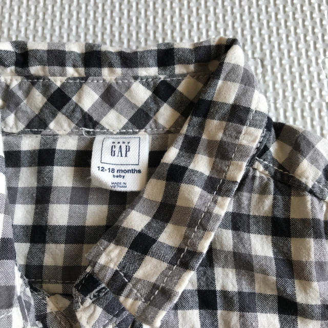 babyGAP(ベビーギャップ)のギャップ ロンパース シャツ サイズ80 キッズ/ベビー/マタニティのベビー服(~85cm)(ロンパース)の商品写真