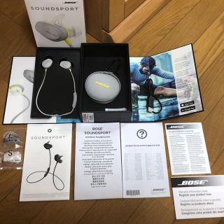 ボーズ(BOSE)のBose SoundSport wireless headphones シトロン(ヘッドフォン/イヤフォン)