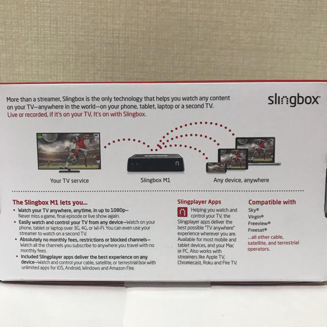 Slingbox M1 スリングボックス SlingMedia 海外視聴 正規輸入代理店