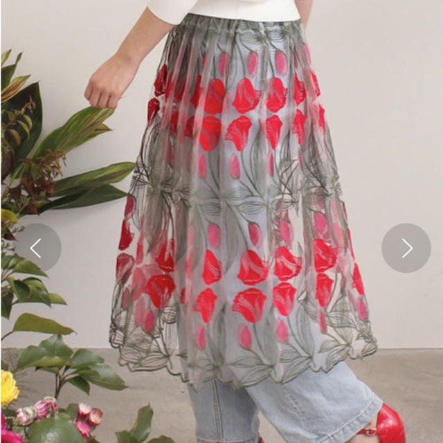 Dot&Stripes CHILDWOMAN(ドットアンドストライプスチャイルドウーマン)のチューリップスカート レディースのスカート(ひざ丈スカート)の商品写真