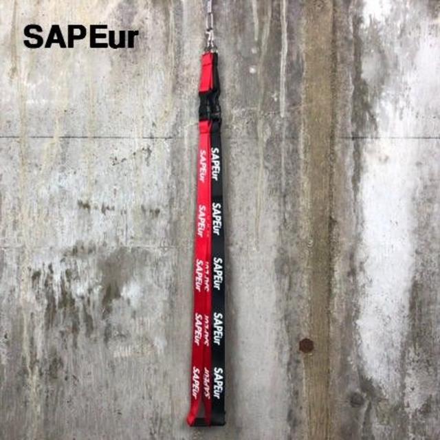 赤 SAPEur NECK STRAP サプール ネックストラップ | フリマアプリ ラクマ