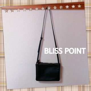 ブリスポイント(BLISS POINT)のBLISS POINT ★ シンプル レザー ショルダーバッグ(ショルダーバッグ)