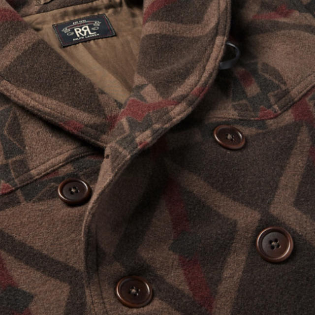 RRL - 新品*RRL*Ramsey*ウールブレンド ネイティブ柄 ピーコート RRL - 新品*RRL*Ramsey*ウールブレンド ネイティブ柄 ピーコート