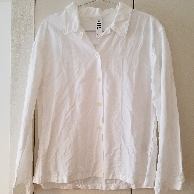 MARGARET HOWELL(マーガレットハウエル)のMHL.ホワイトシャツ レディースのトップス(シャツ/ブラウス(長袖/七分))の商品写真