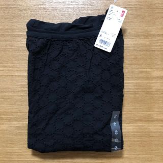 ユニクロ(UNIQLO)のUNIQLO ユニクロ 2WAYレースコンビネーションTシャツ(Tシャツ(半袖/袖なし))