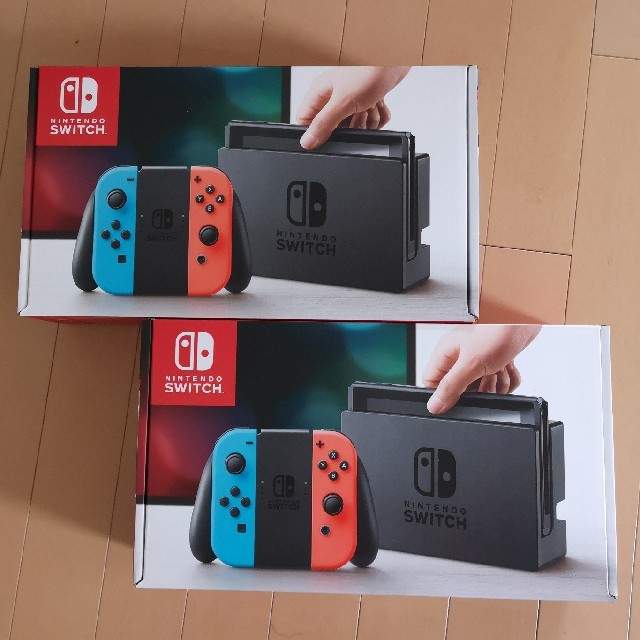 数量限定】 - Switch Nintendo 新品未使用 2台セット ネオン