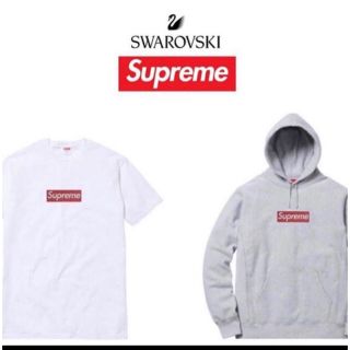 シュプリーム(Supreme)のSupreme Swarovski BoxLogo M セット価格(パーカー)