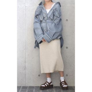 ダブルクローゼット(w closet)のデニムシャツ(シャツ/ブラウス(長袖/七分))