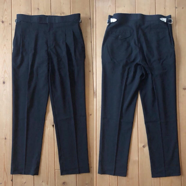 19ss TOGA VIRILIS サイドバックルスラックス 定価45,360円 19ss TOGA VIRILIS サイドバックルスラックス 定価45,360円