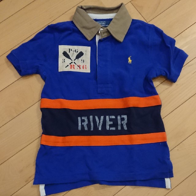 POLO RALPH LAUREN(ポロラルフローレン)の未使用・ラルフローレン  ポロシャツ  3T キッズ/ベビー/マタニティのキッズ服男の子用(90cm~)(Tシャツ/カットソー)の商品写真