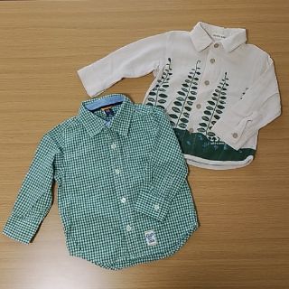 ベビーギャップ(babyGAP)の長袖シャツ　90　男の子(ブラウス)