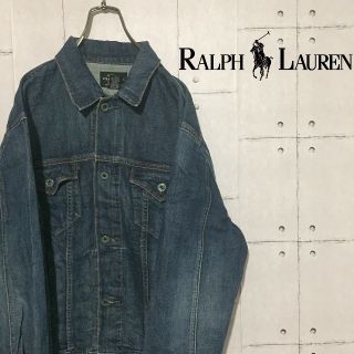 ポロラルフローレン(POLO RALPH LAUREN)の一点物 レア パッチロゴ 90s ポロラルフローレン デニムジャケット  
(Gジャン/デニムジャケット)