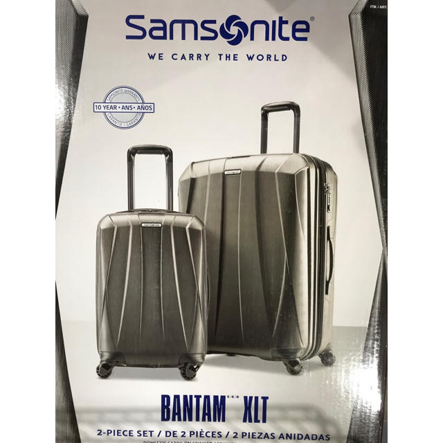 Samsonite サムソナイト スーツケース キャリーバッグ 2個セット 黒色