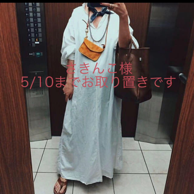 TEN×ロンハーマン別注 カフタンドレス 白 新品 素晴らしい外見 ogawask.com
