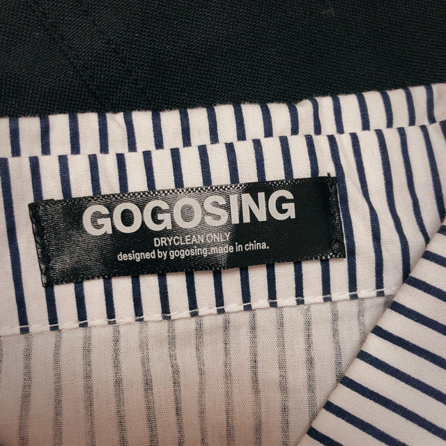 GOGOSING(ゴゴシング)のGOGOSINGニットワンピース➕シャツ 2点セット レディースのトップス(ニット/セーター)の商品写真