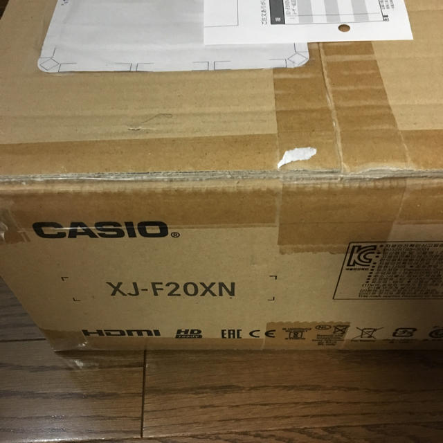 CASIO(カシオ)の新品未開封 プロジェクター CASIO / カシオ XJ-F20XN スマホ/家電/カメラのテレビ/映像機器(プロジェクター)の商品写真